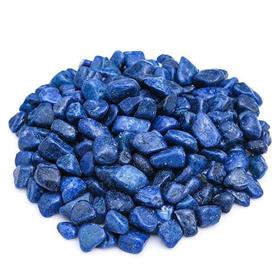 Aquarium pebbles (navy blue, medium) - 1 kg