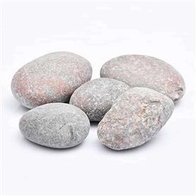 Natural pebbles (black, big, unpolished) - 2 kg