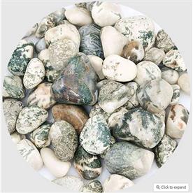 Zebra pebbles (mix color, medium) - 1 kg