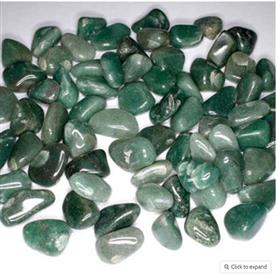 Garden pebbles (aqua green color, small) - 1 kg