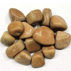 River pebbles (camel color, medium) - 1 kg