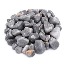 Garden pebbles (grey, medium) - 1 kg
