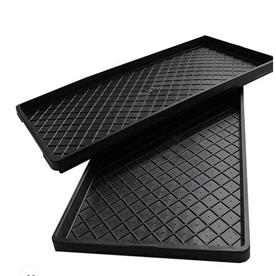 23.6 inch (60 cm) rectangle plastic microgreens tray (3 mm) (set of 2)