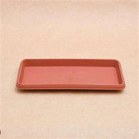 16 inch (41 cm) square plastic plate for 20.1 inch (51 cm) square no.20 planter (terracotta color)