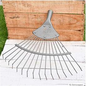 Leaf rake no. mmi-100 (16 tines) - gardening tool